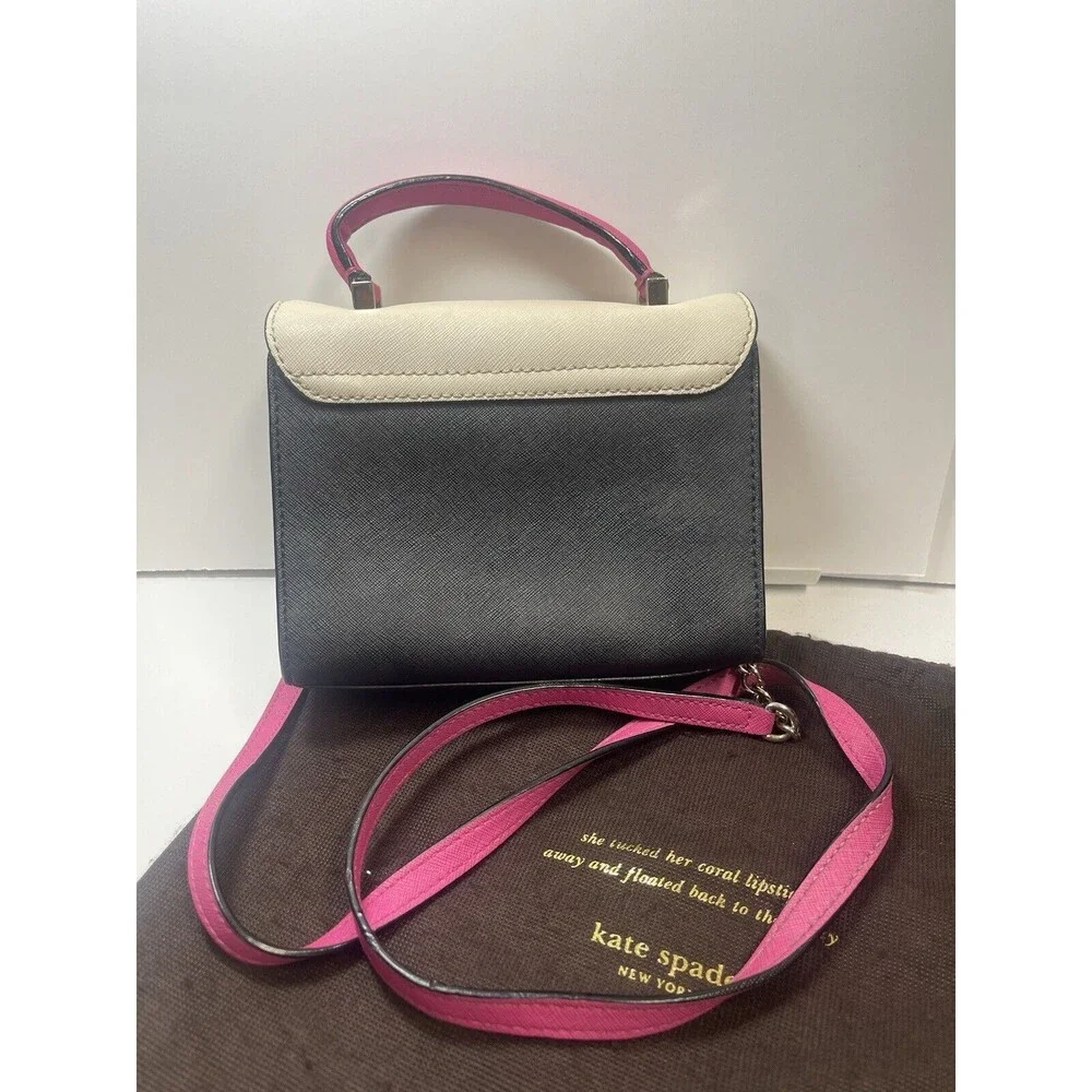 Kate Spade Cedar Street Mini Nora Pink/Cream/Black Bag